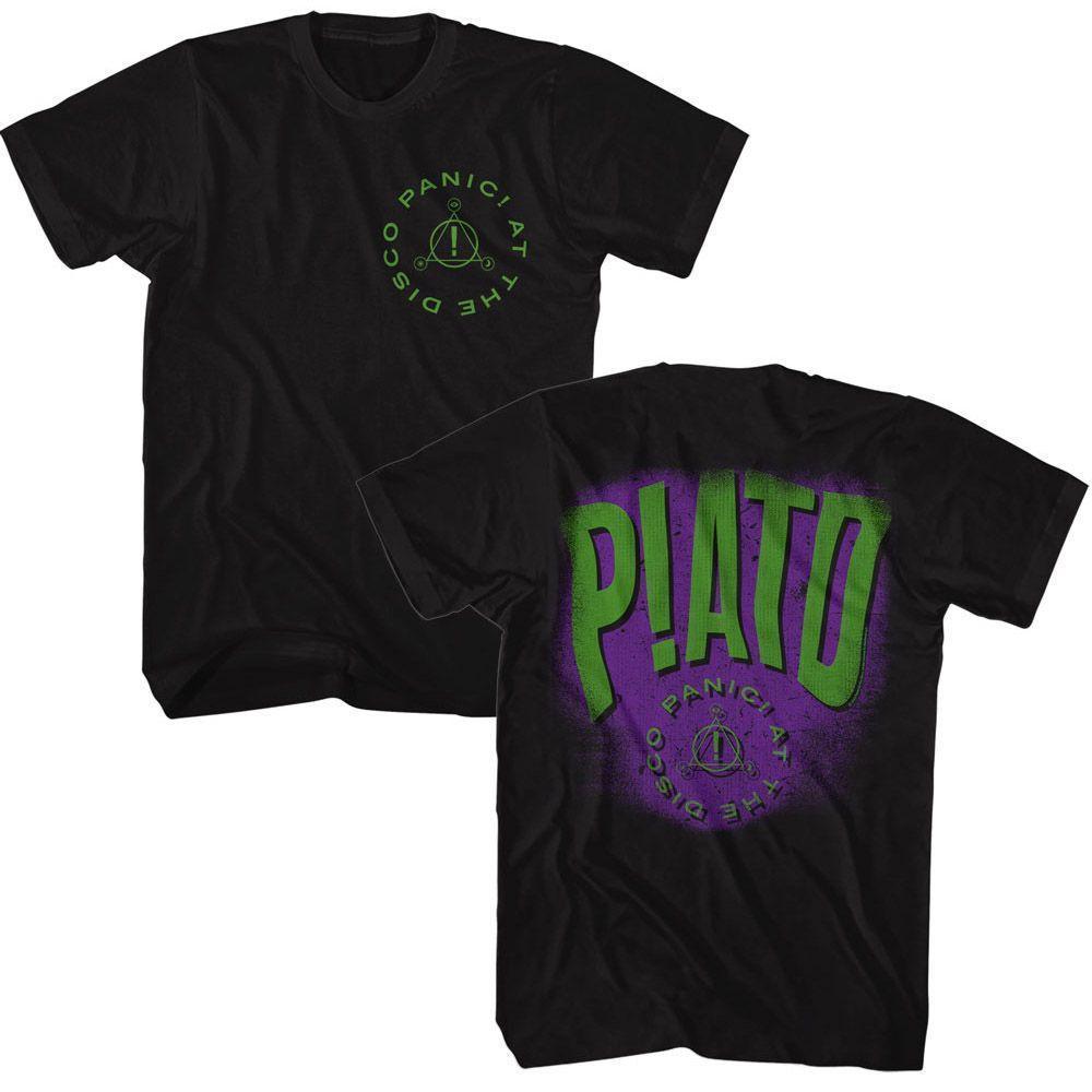 Panic At The Disco Patd Black Adult T-Shirt 2 Sided